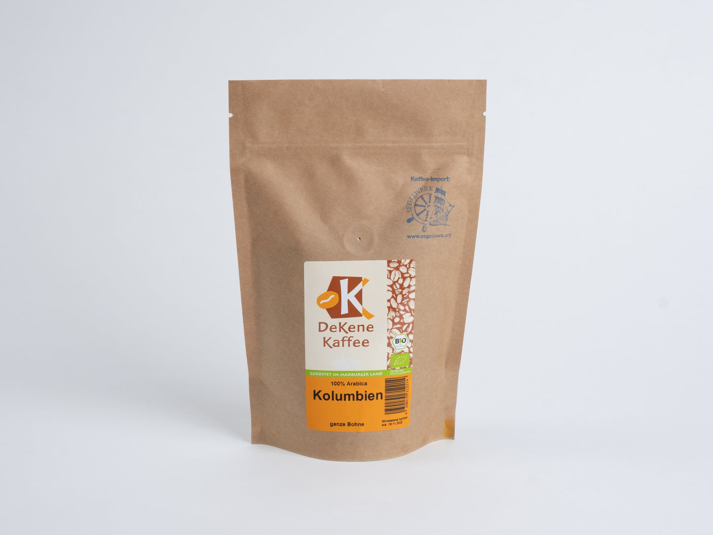 Gesegelter Kaffee aus Kolumbien